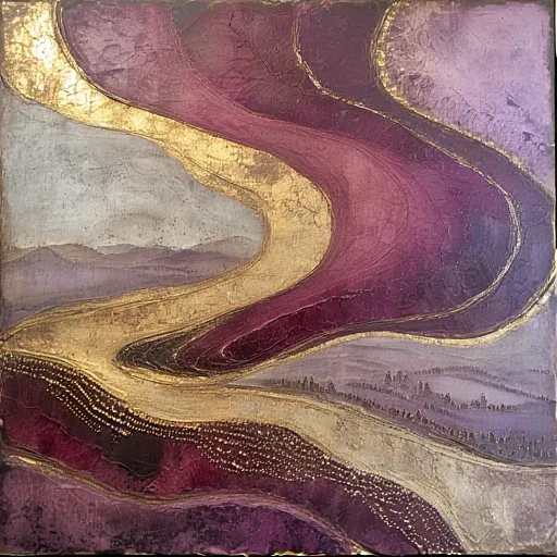 Burgundy name illustration