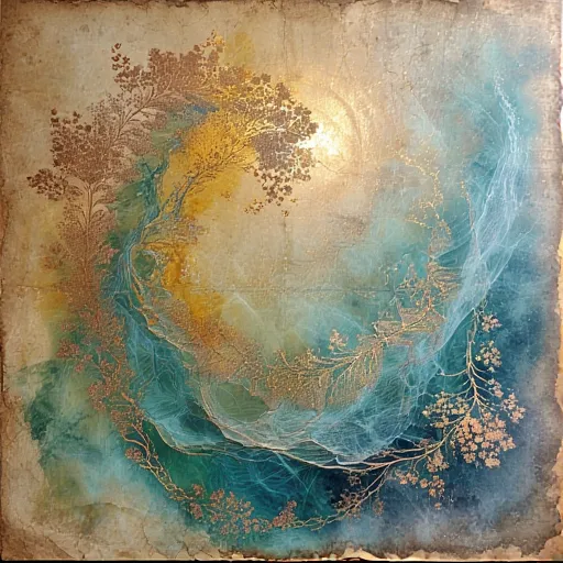 Ebru name illustration