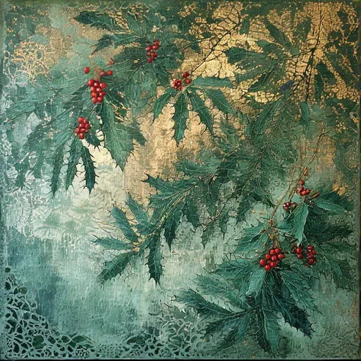 Holly name illustration