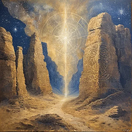 Ouriel name illustration