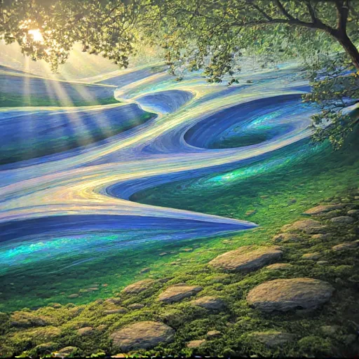 Teal name illustration